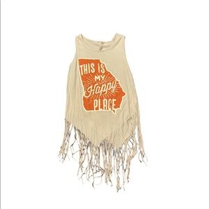 Fringe tank top